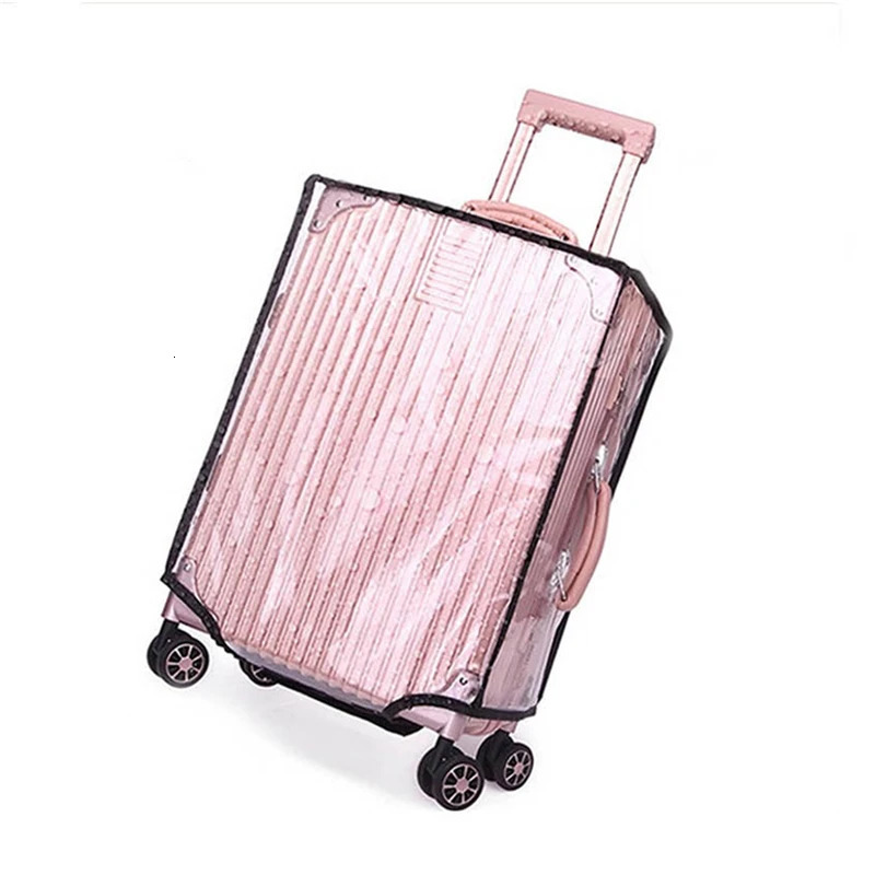Dustproof Transparent Luggage Cover PVC Waterproof Protector Suitcase Covers Storage Fashion Travel Accessories 250615