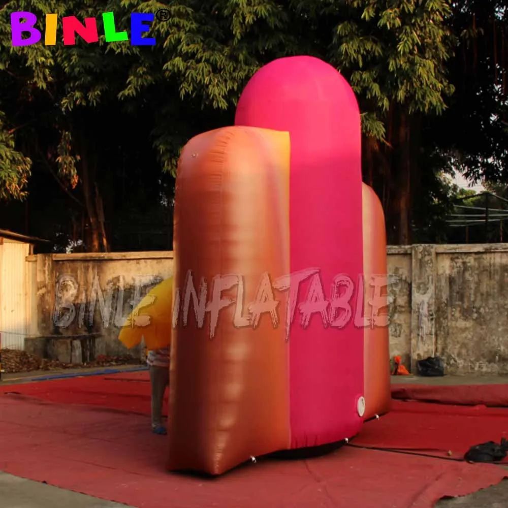 10m height (33ft) Customized advertising giant Inflatable hotdog,lovely aerated sausage balloon for promotion