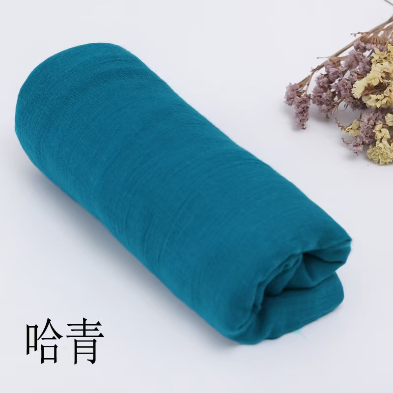 T980 photography cotton and linen scarf female desert sunscreen shawl seaside travel scarf
