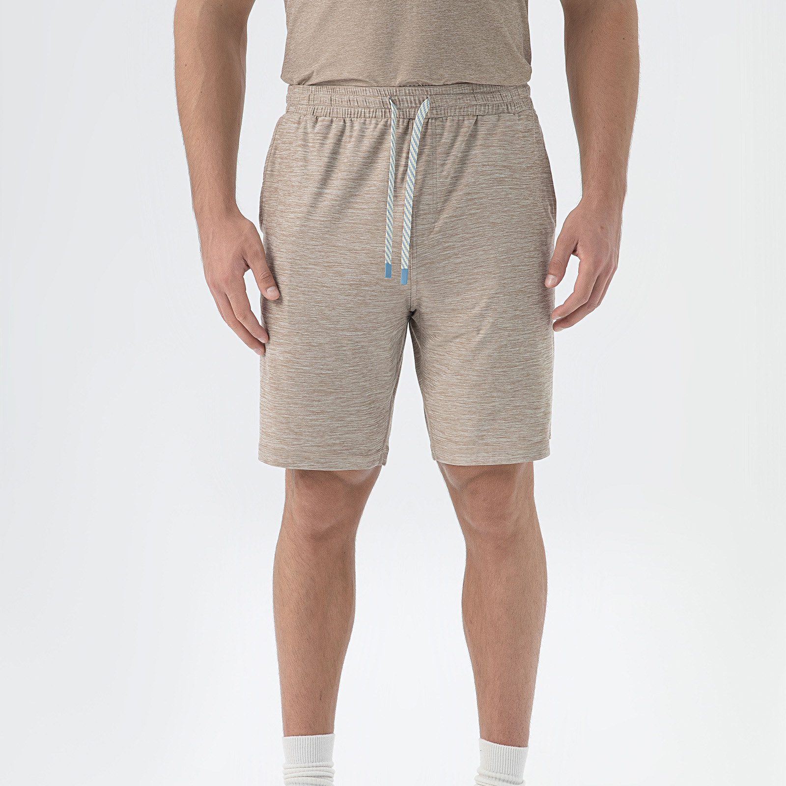 Casual Durable Heathers Grey Pant by Male Athleisure Line with Stretchy Spandex Mix