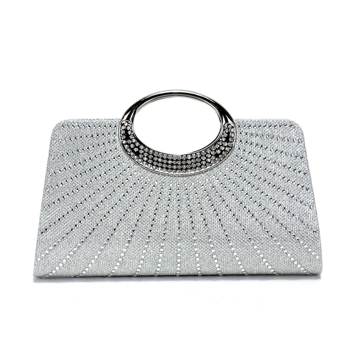 Bucket Design Women Clutch Bags Rhinestones Glitter Handbags With Shoulder Chain Handle Diamonds Purse 250614