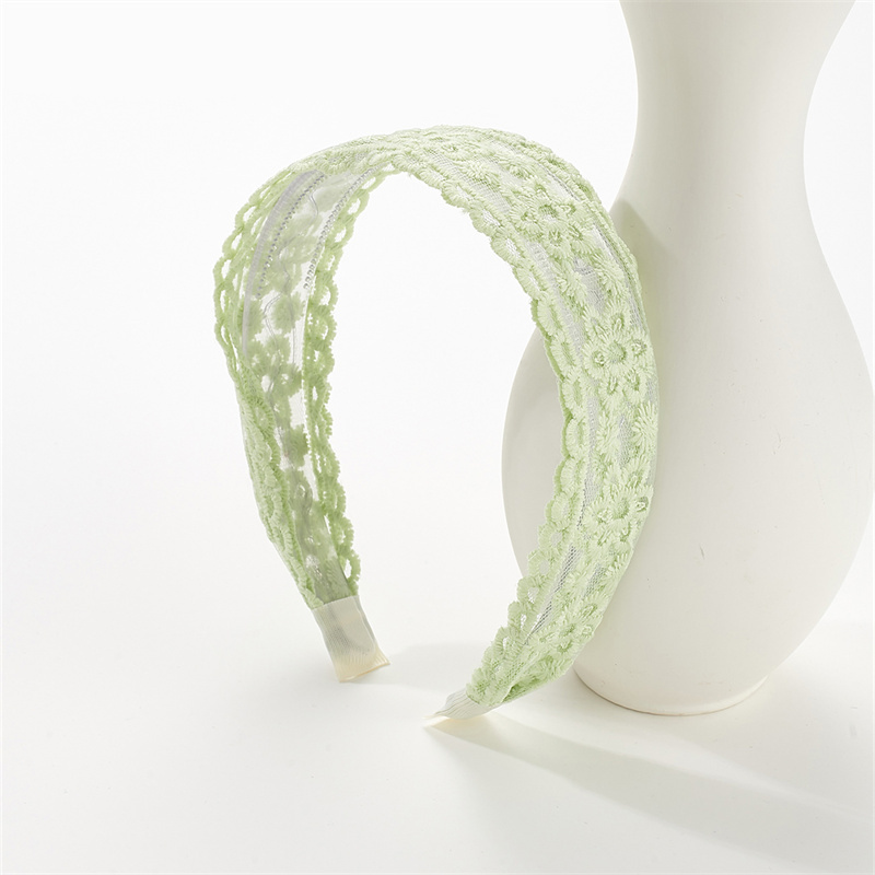 Sweet floral headband female wide lace flower hair band headdress sweet Mori women's system pressed hair wider hair band headwear