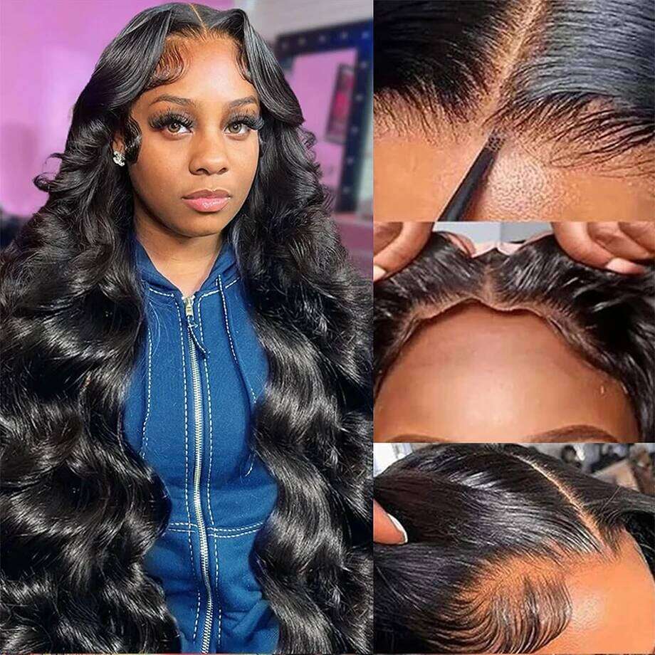 Body Wave Glueless 9x6 7x5 HD Closure Wig Human Hair 4x6 5x5 Pre Cut Lace Wigs for Women Indian PrePlucked Ready to Wear