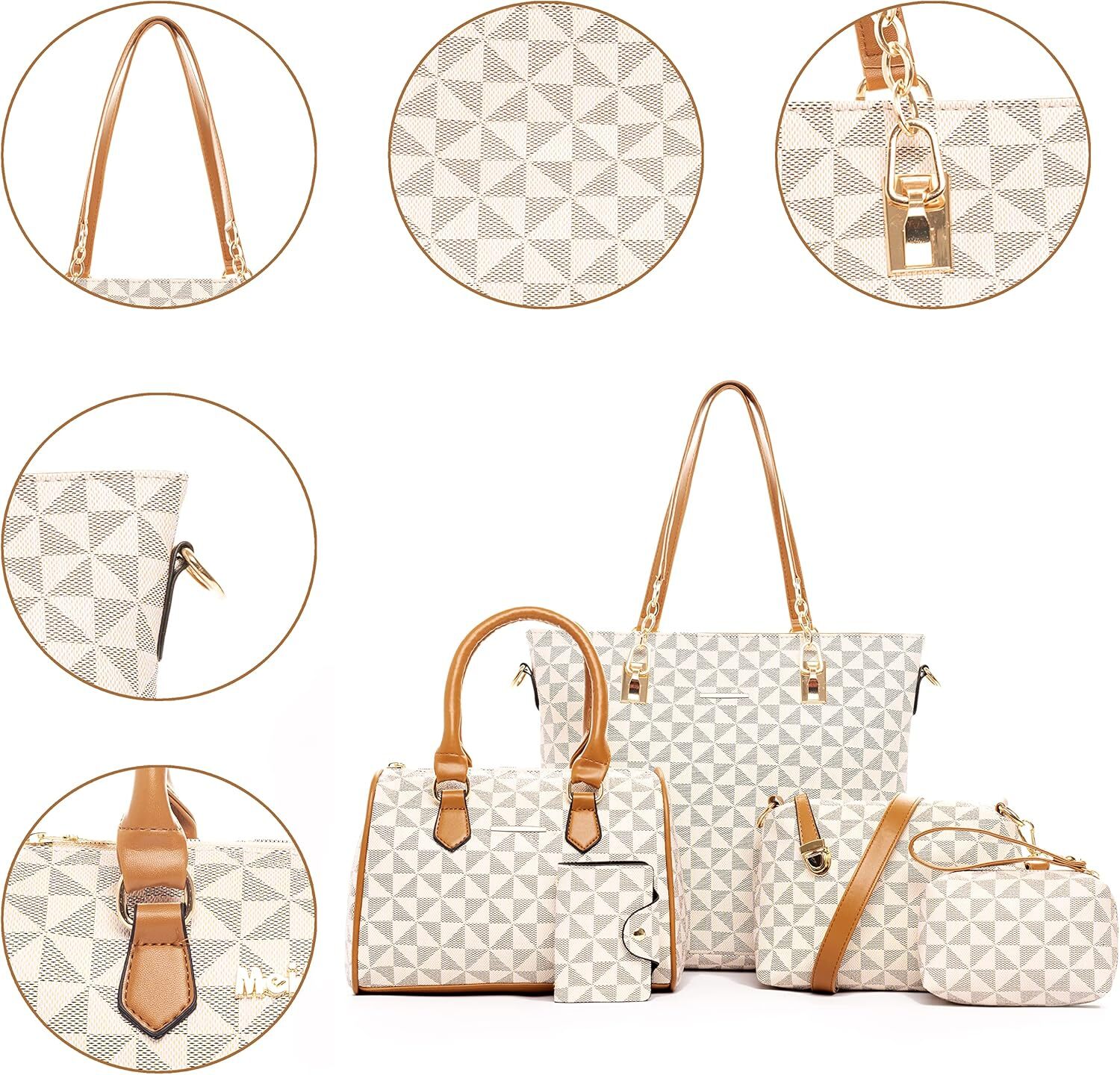 Designer Purses and Handbags for Women Satchel Shoulder Tote Top Handle Bag