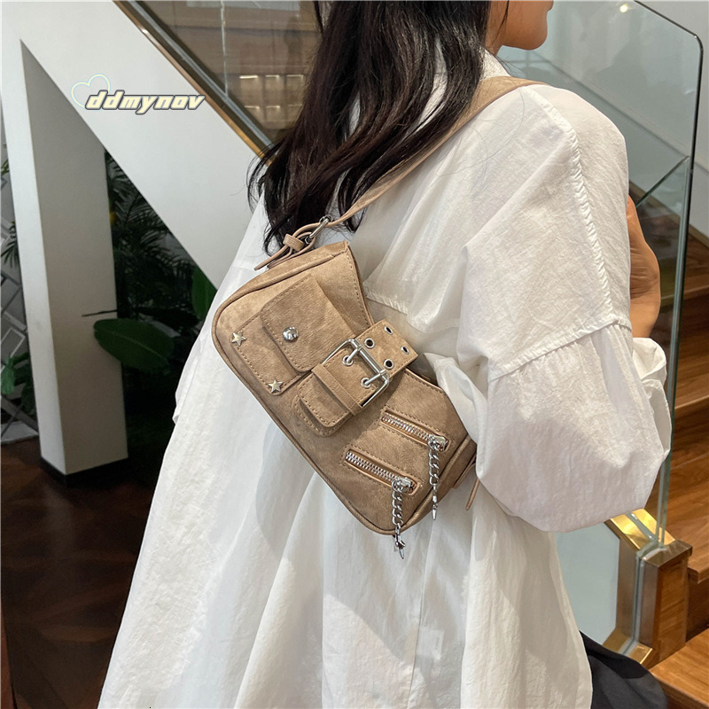 Niche Design American Style Underarm for Women 2024 New High-end Simple Single Shoulder Crossbody Bag Trendy ddmynov ddmynov