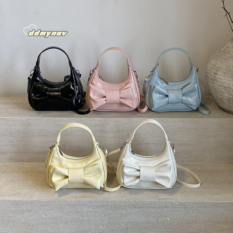 Summer Stylish Bowknot Handbag for Women 2025 New Korean Fashionable Elegant Versatile Shoulder Crossbody Bag Trendy ddmynov ddmynov