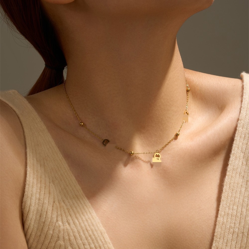 Fashionable High-End Stainless Steel Gold-Plated Non-Fading Unique Design Elegant Versatile