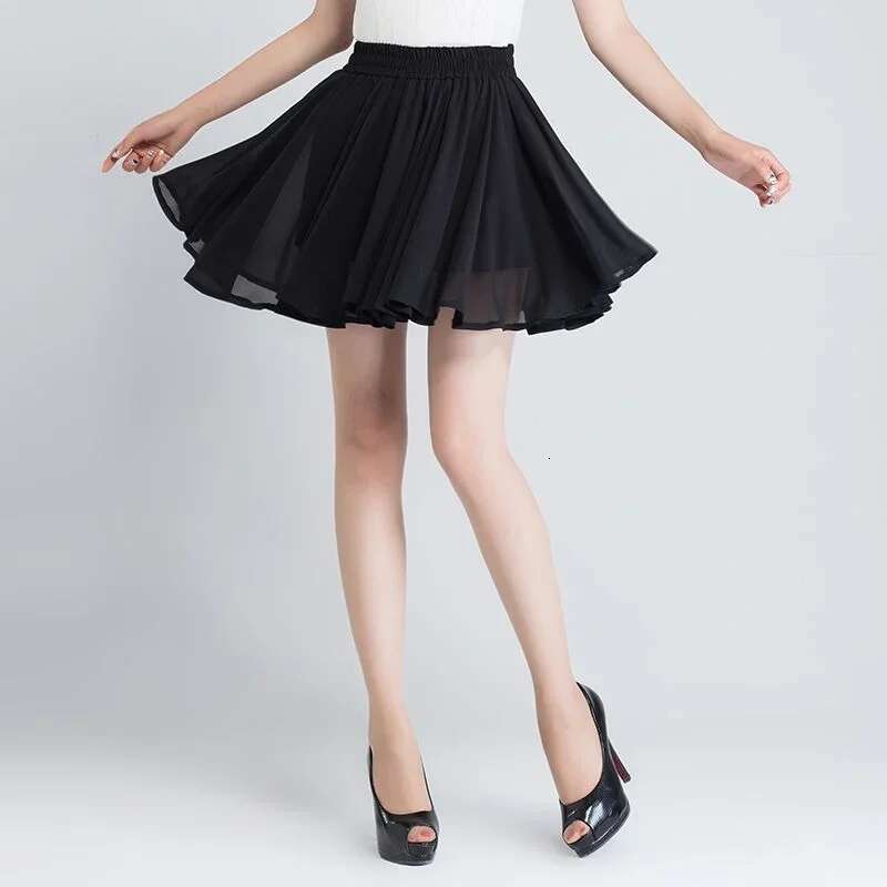 Floral Womens Skirt Chiffon Midi Skirts for Woman Stylish Aesthetic Vintage Summer 2024 Harajuku Streetwear Trend Y2k V Clothes