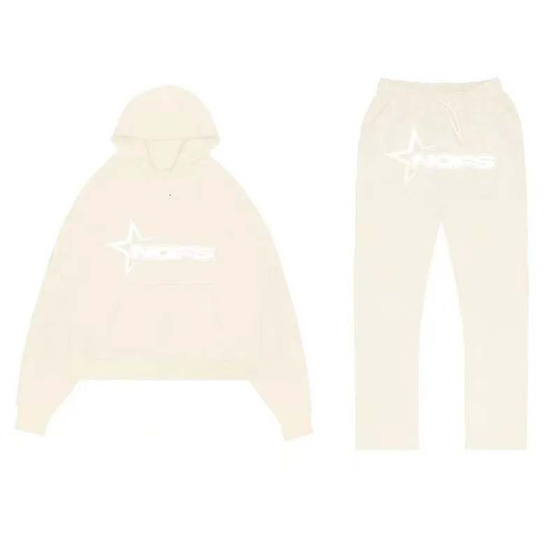 Winter Hoodie Set Loose Breathable Casual Sports Outdoor Fashion Trend Printed Spring and Autumn Warmth 250612