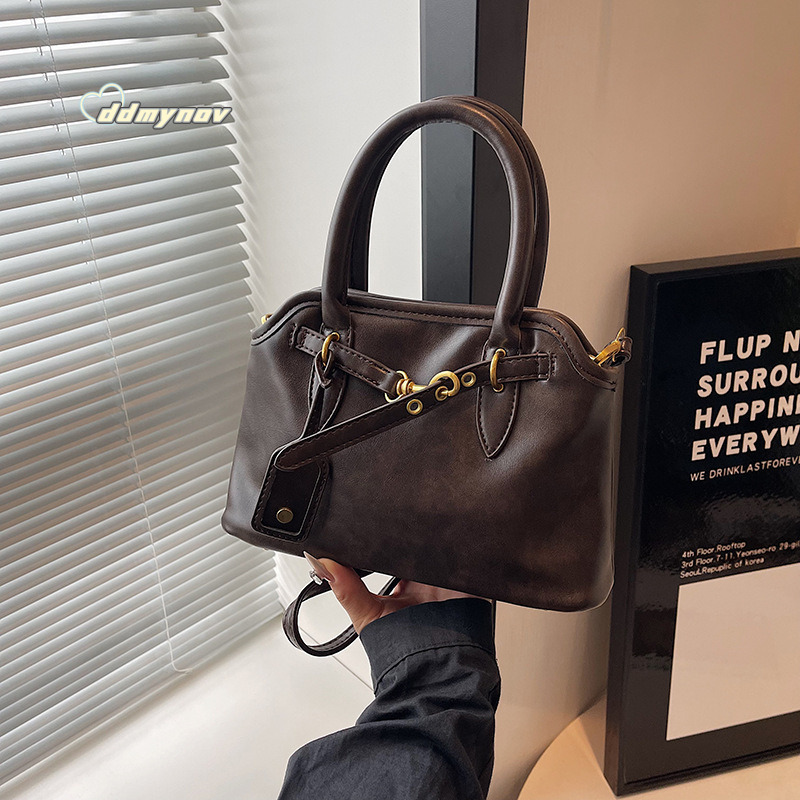 Korean Style Chic Large Capacity Commuter Tote for Women 2024 Autumn Winter New Casual Versatile Shoulder Crossbody Bag ddmynov ddmynov