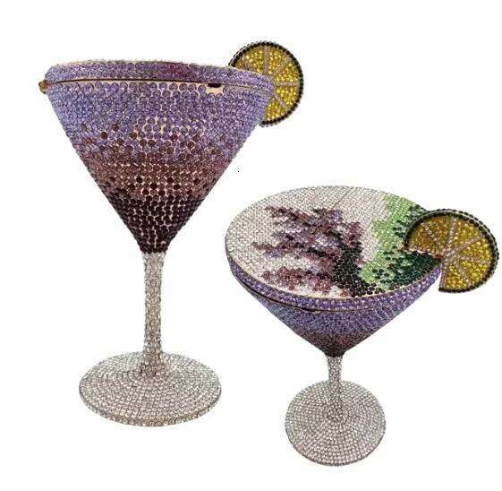 Jewels Martini purse Dia Evening Crystals Bridal Handbag Dinner Clutches jewelry Purses Rhinestone Party Clutch Bags