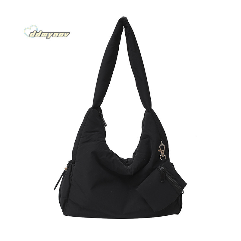 Korean Style Artistic Niche Casual Quilted Tote for Women 2025 New Fashion Simple Underarm Commuter Shoulder Bag ddmynov ddmynov ddmynov