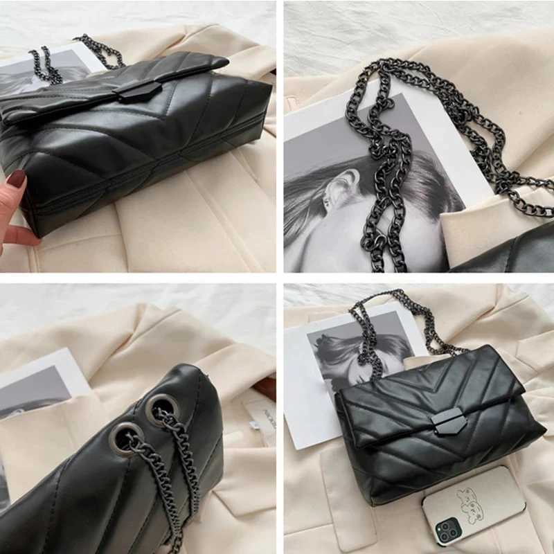 Luxury Chains Shoulder Bag Women PU Leather Armpit Bag Fashion Messenger Bag Small Flap Crossbody Bag Lady Shopping Pouch femme XJ2520616