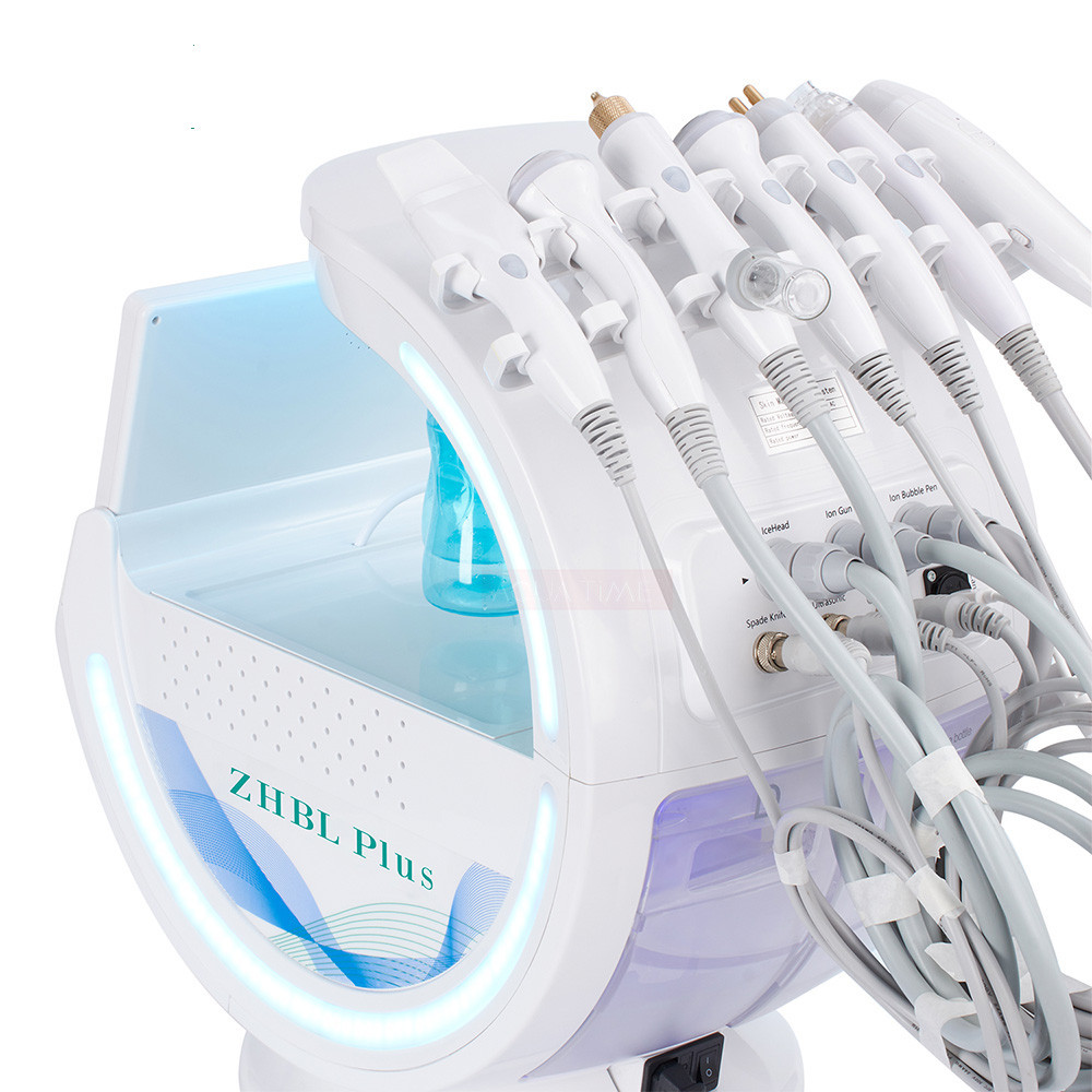 7 In 1 Water Oxygen Bubble Jet Peel Beauty Skin Multifunction Facial Care Machine Peeling Anti Aging Skin Analysis Devices