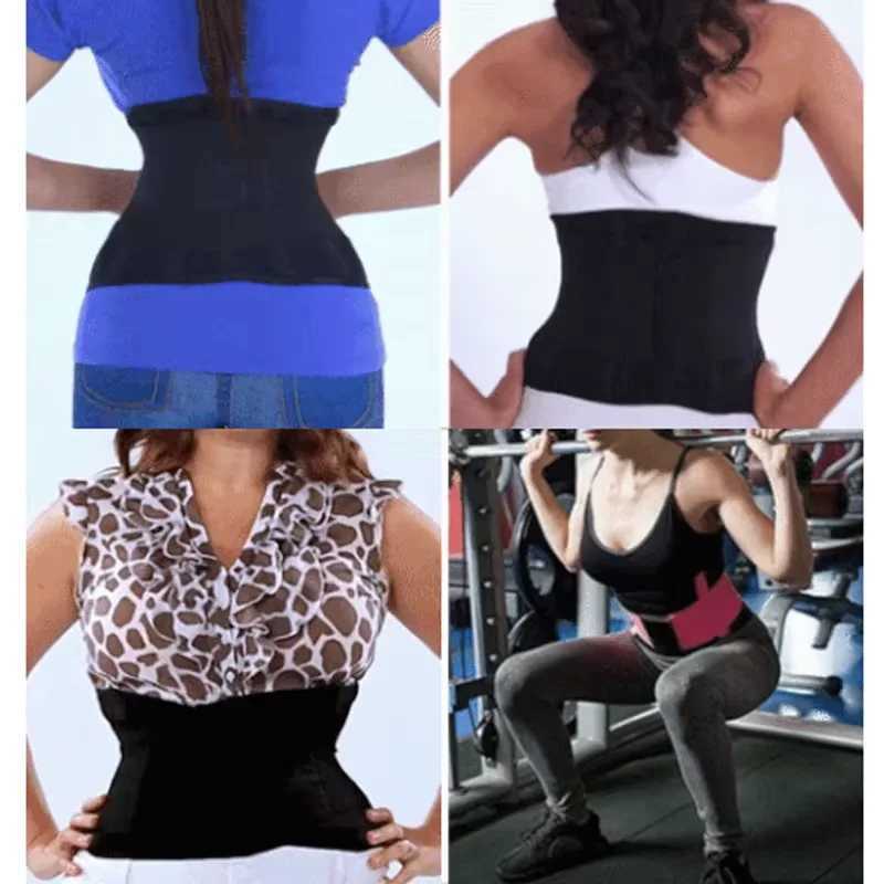 Women Body Shaper Sports Back Support Belts Slimming Belly Waist Trainer Tummy Control Shapewear Breathable Gym Abdominal Brace W250616