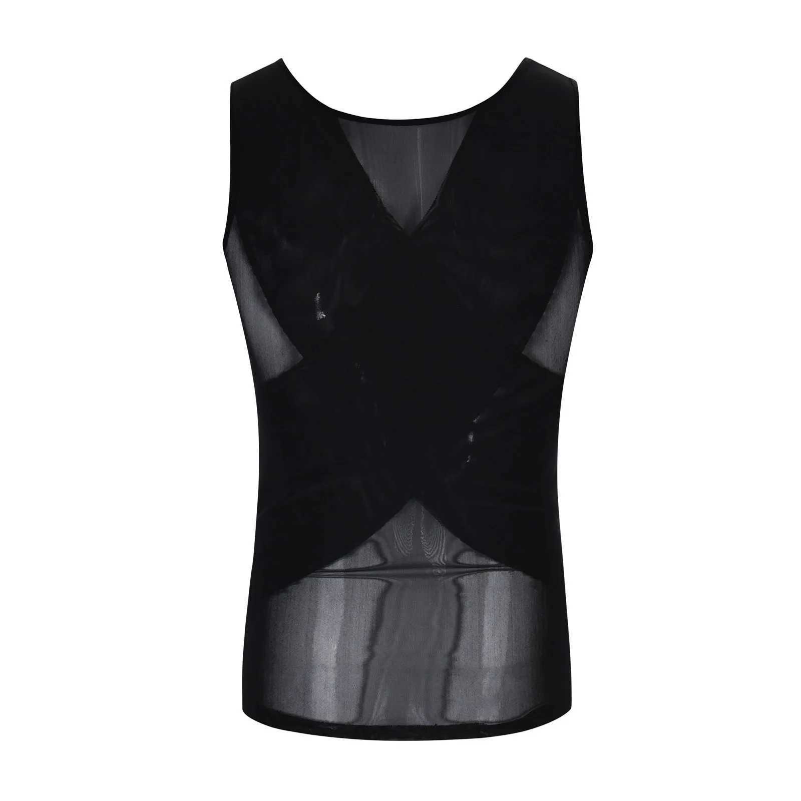 Reductive Girdle Man Slimming Body Shaper Skinny Compression Shirt Men Underwear Fat Burning Abdominal Binder For Man Corset Men W250616