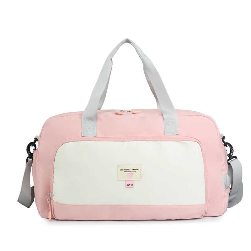 Gym Bag For Women Wet And Dry Separation Sports Bag Training Bag Independent Shoe Compartment Handheld And Crossbody Bag Large Capacity Travel Bag For