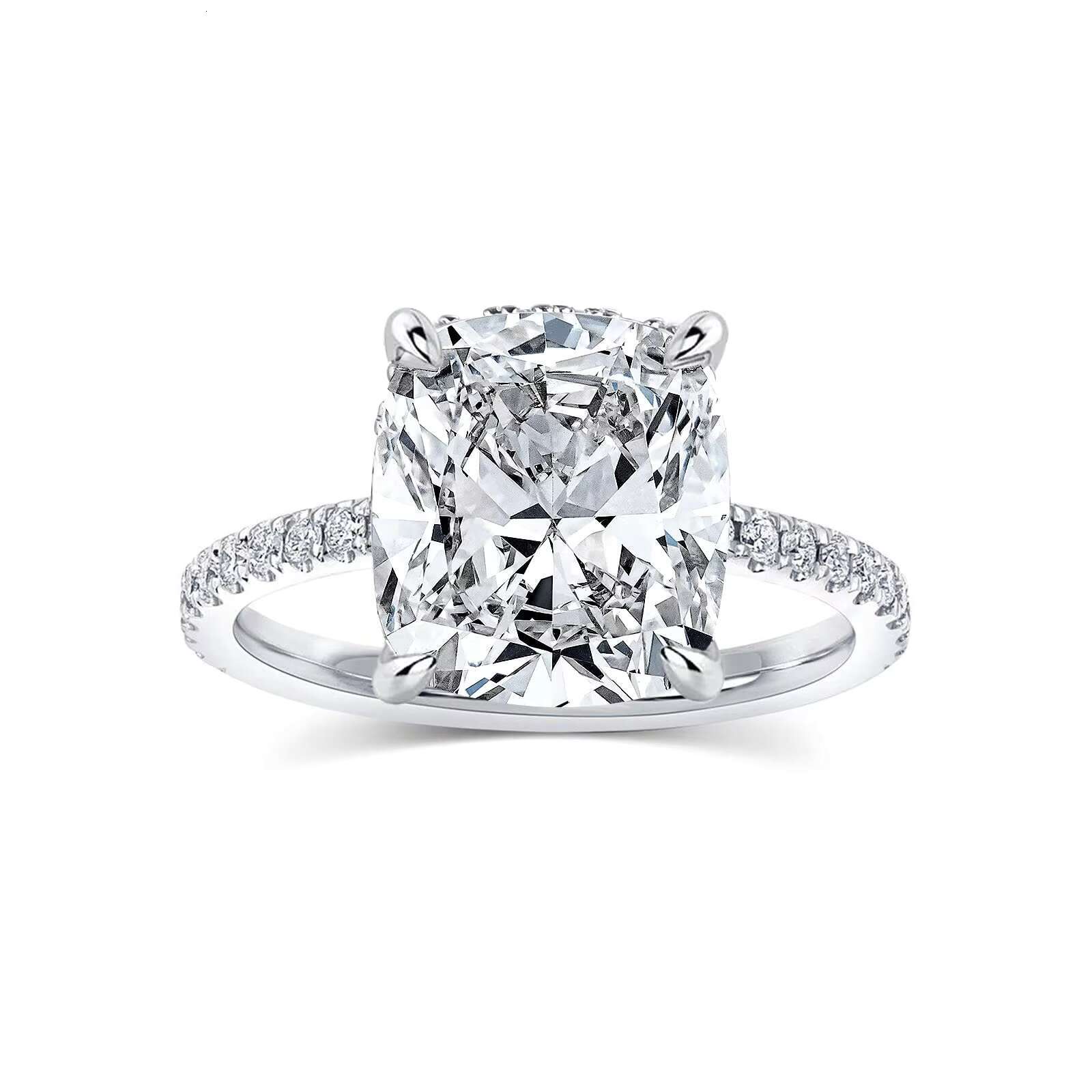 Custom 1ct Lab Grown Diamond Engagement Rings Factorys DEF VVS VS Moissanite Weeding Rings