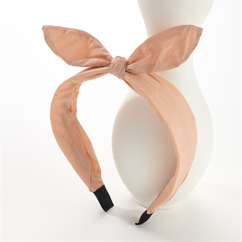 Colourful dopamine bow hair band candy colour wide side hair card net red temperament hair band hair accessories