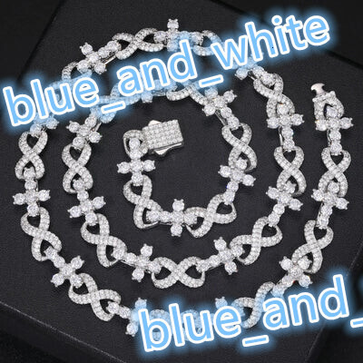 New Arrival 925 Sterling Silver Cross Necklace Sparkling Iced Moissanite Hip-hop Party Jewelry Bracelets Chain for Women Men