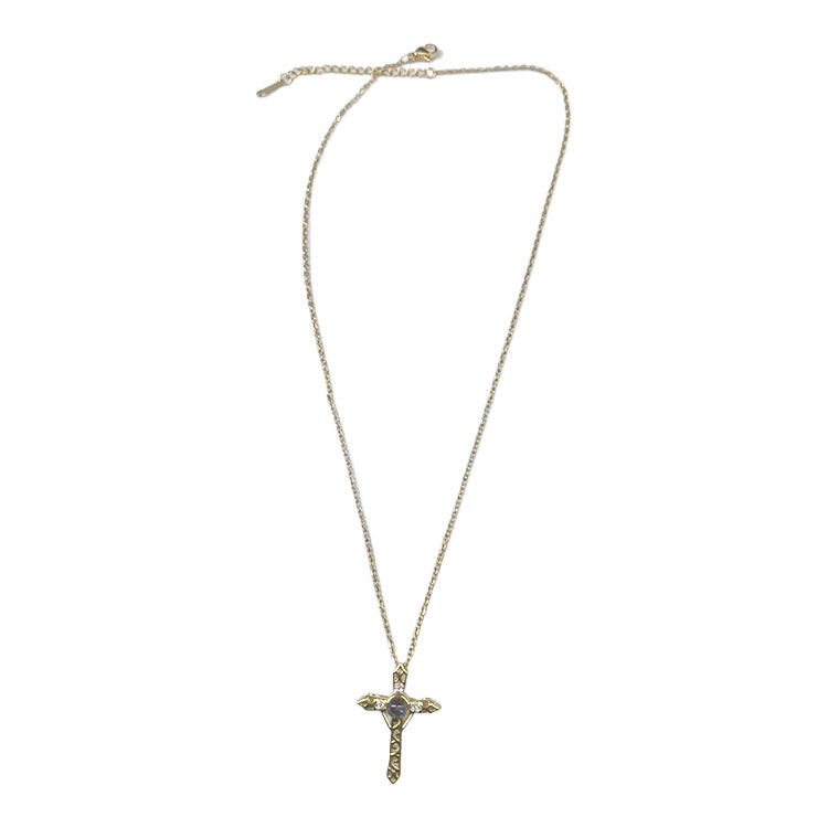 Stylish One Hundred Languages Inspired Genuine Gold Finish Copper Necklaces Featuring Dazzling Crystals