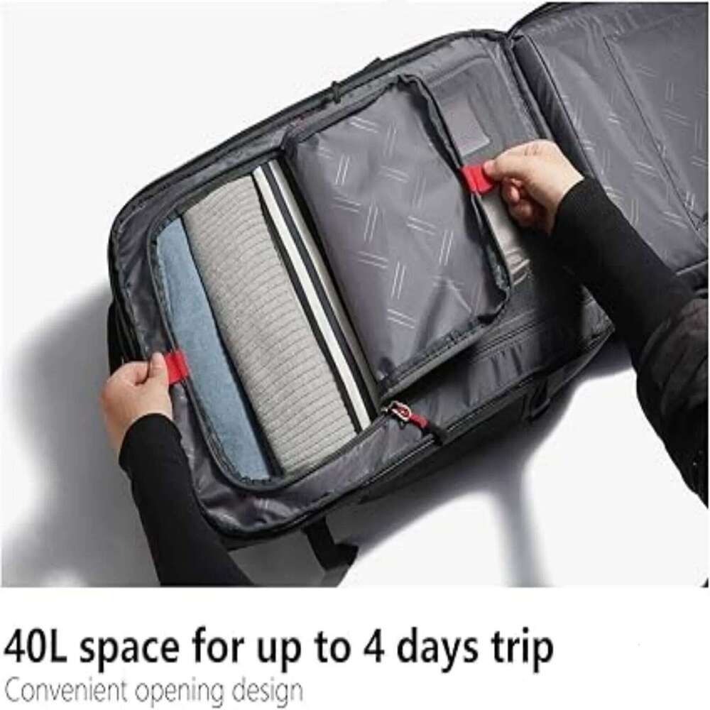 Travel Backpack 40L, TSA Friendly Flight Approved Carry-On Lage Hand Water-Resistant Lightweight Business Rucksack, Durable L