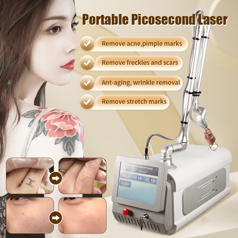 Fractional Laser Machine Professional Portable Co2 Bison Device 4d Fotona Mini Skin Gestational Mark Treatment Device Salon