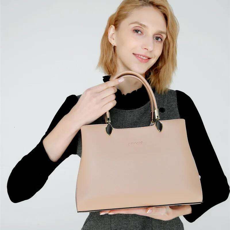 Quality Women's Leather Top Handle Bags Female Shoulder Sac Tote Shopper Bag Bolsa Feminina Designer Handbags For Woman