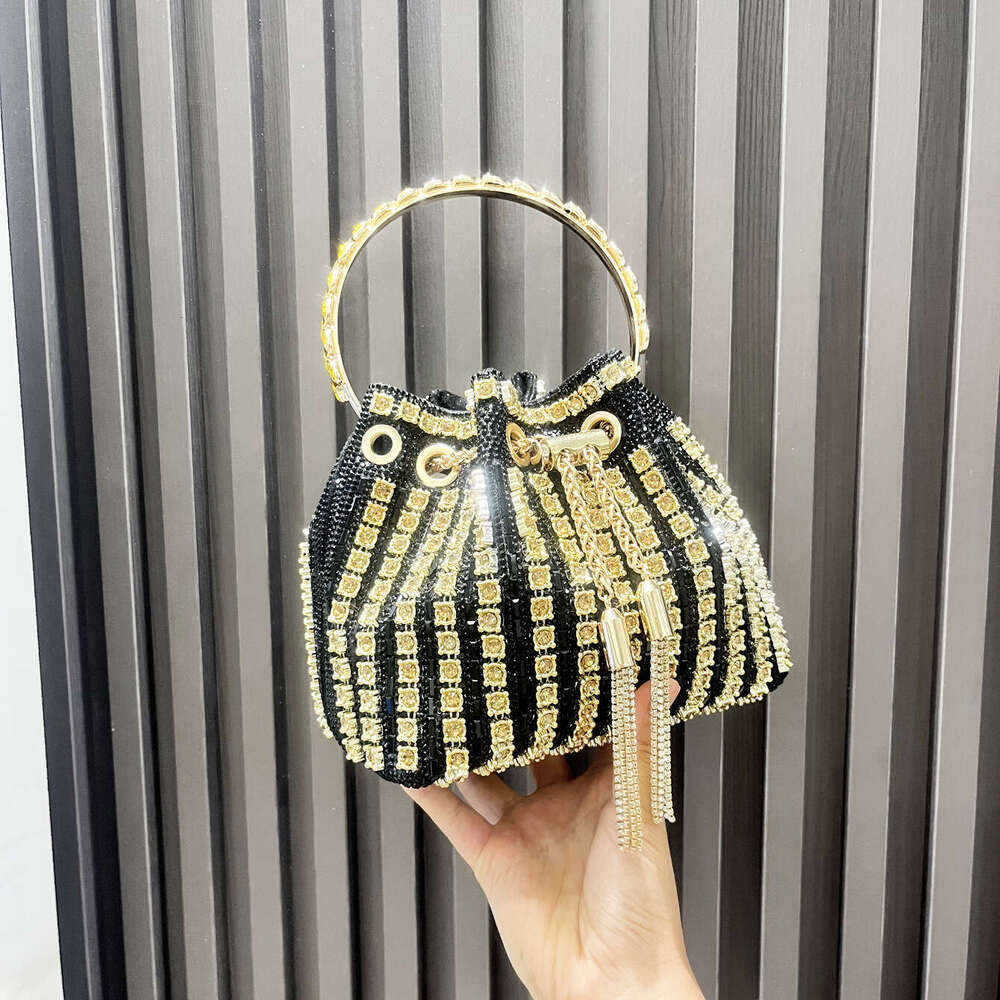 Designer Luxury Tote Sac Evening hangbag Rhinestone Evening Handbag New High-Value Women's Fashionable Diamond-Studded Chain Single Shoulder Cros