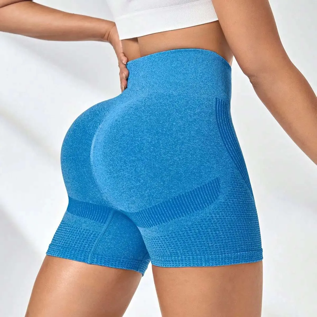 Workout Shorts For Women Seamless Scrunch Butt Lifting High Waisted Yoga Gym Booty Running Short Pants