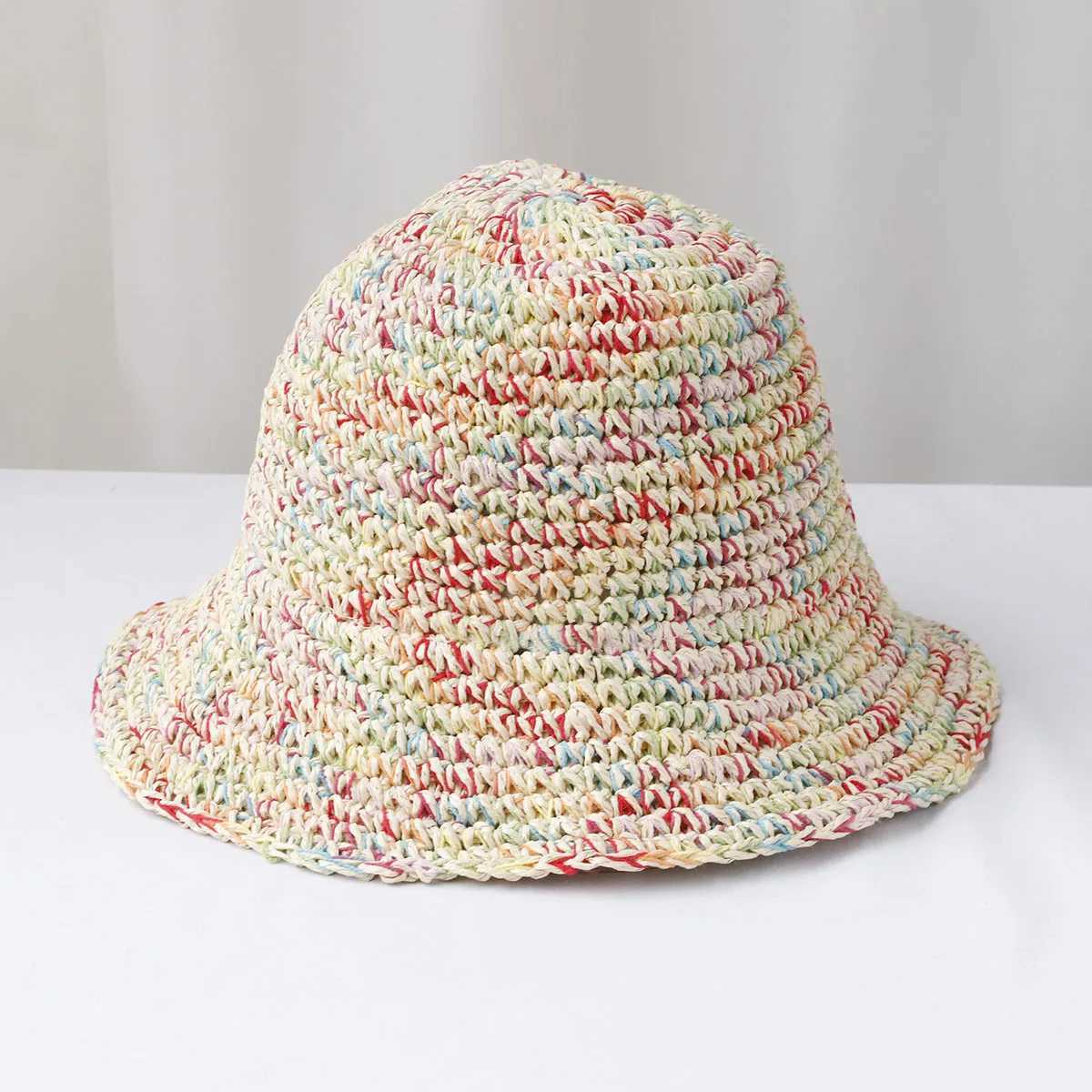 French Style Casual Chic Womens Summer Straw Hat Face Slimming Breathable Sunscreen Large Brim Beach Holiday Fishing Cap M250616