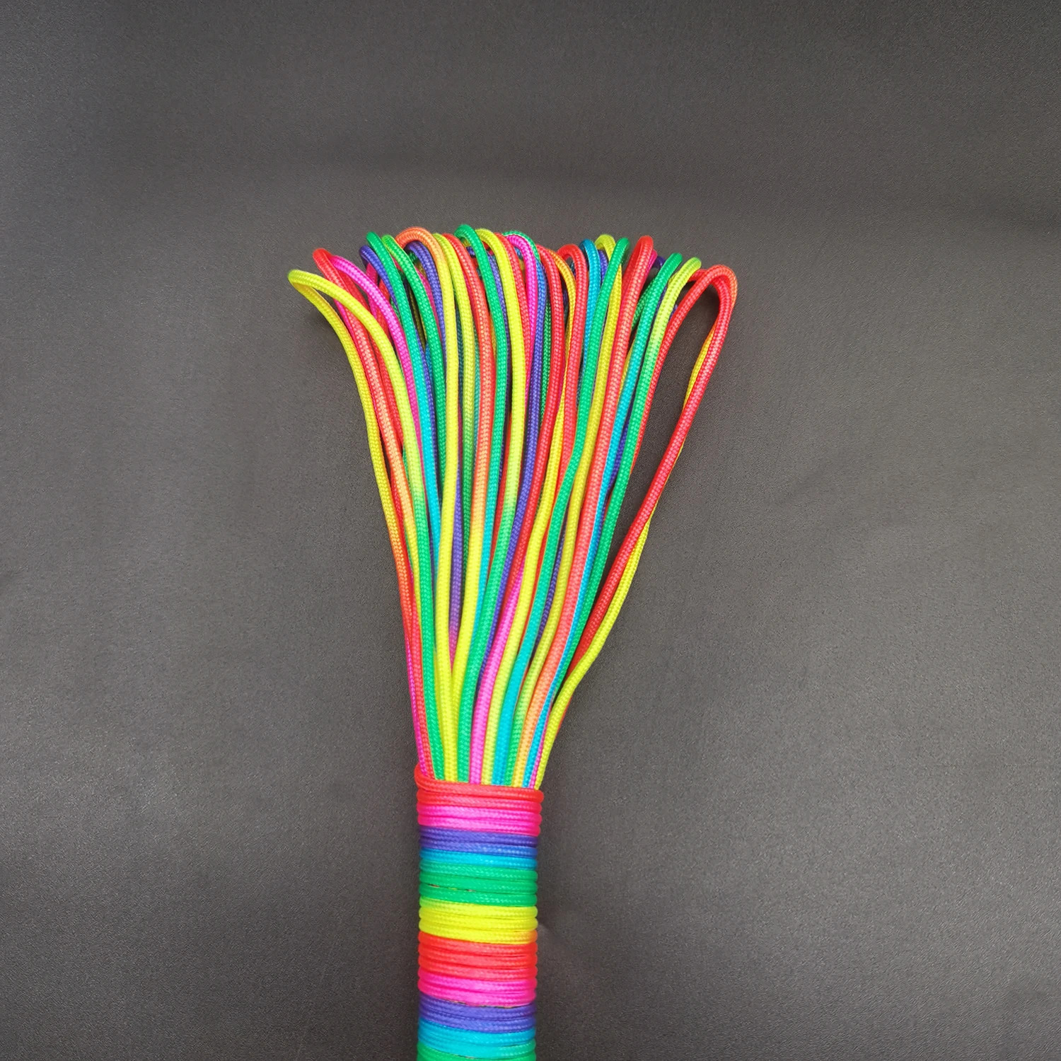 5m10m31m2mmm4mm diameter Rainbow rope 7 strands parachute Climbing camping survival gear bracelet 250611