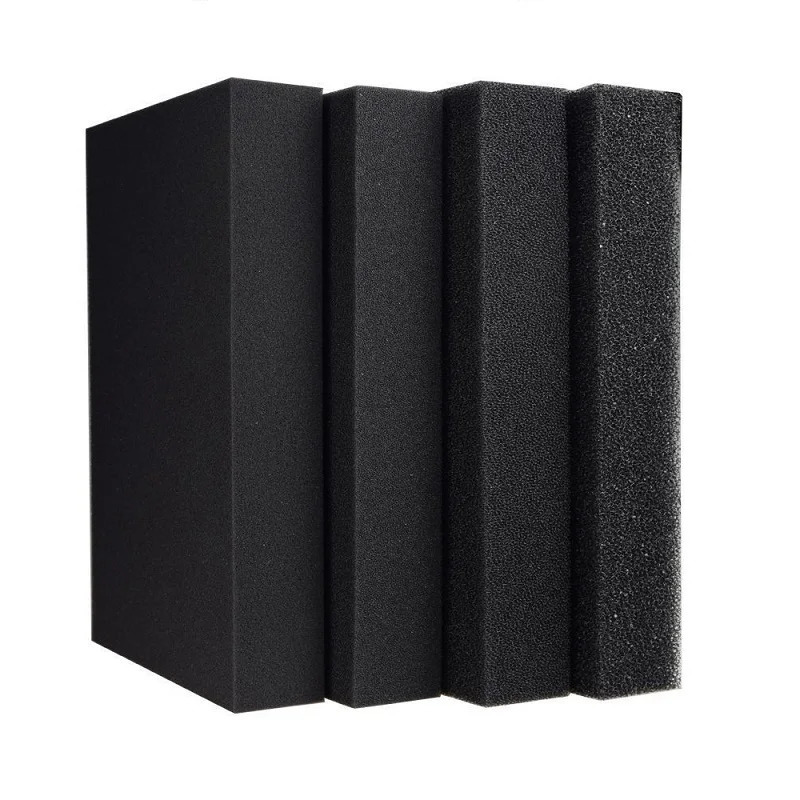 Aquarium Biochemical Cotton Filter Practical Aquarium Pond Foam Sponge Filter Black Multi-size Aquarium Supplies 15 25 35 50 PPI 250613