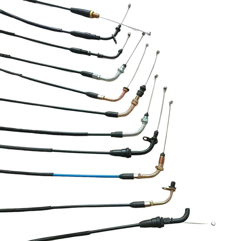 customize various models and specifications of safety cables, cable cables, brake cables, throttle cables, clutch cables for factory processing