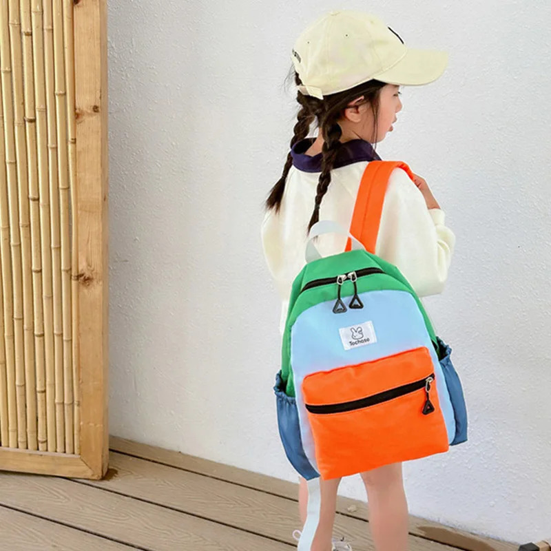 Children School Backpack Baby Kindergarten Bag for Boys Girls Travel Canvas Kids Bags Students 250615