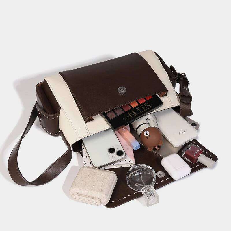 Women's Bags Designer Casual Messenger Bags For Women Designer Handbags Purses New In PU Splicing Design Sewing Decoration Small Shoulder