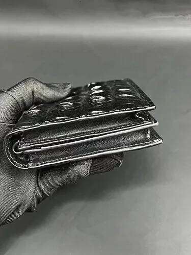 New Designer Crocodile Men Wallets Business Genuine Leather Man Money Bag Leisure Brown Card Holder Purse 45