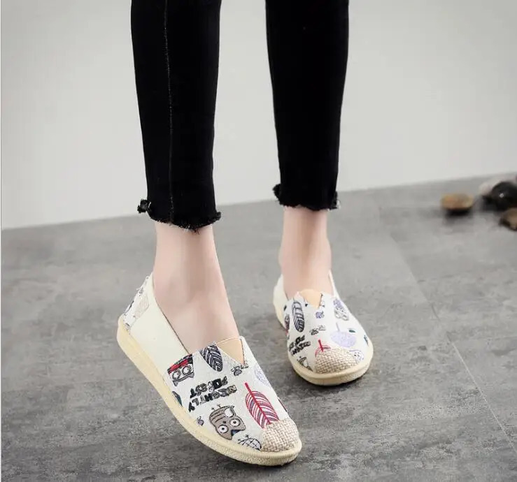 womens casual canvas shoes female student fisherman flat shoes old Beijing cloth shoes 250613