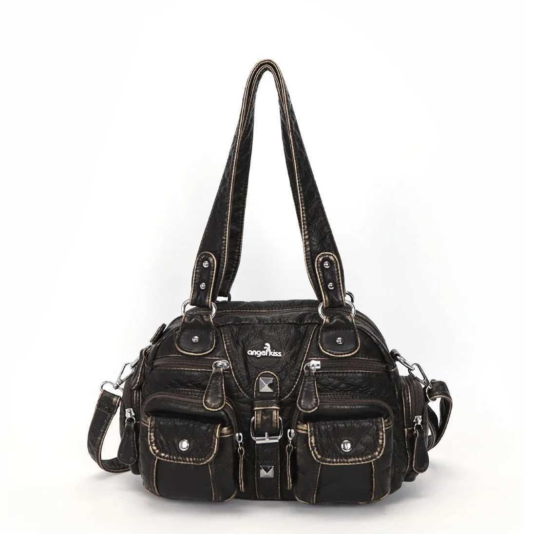 Wen Handbags Sahel Top-handle Handbag PU Shoulder Bag Dumpling Pack Give Gifts Shoulder Bags Phe Mey Pack B250618