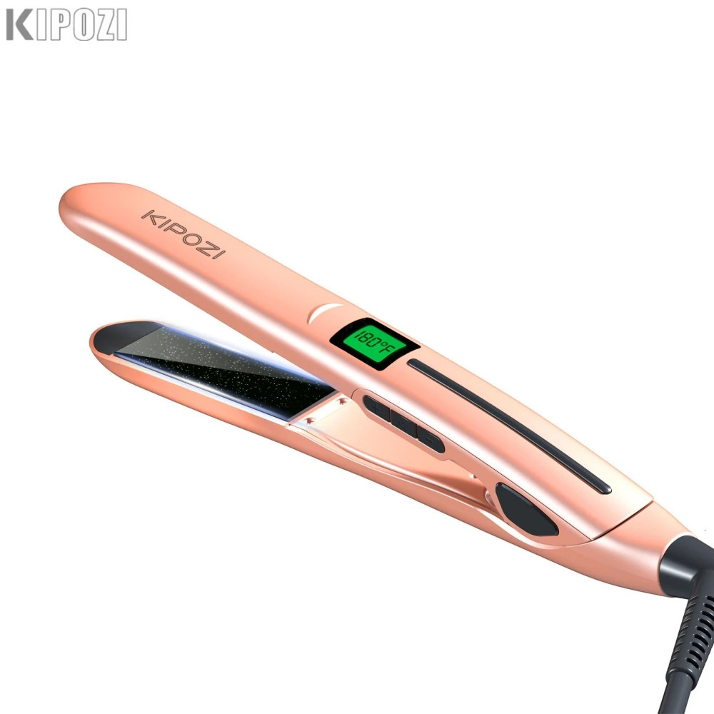 KIPOZI 2025 Electric Hair Brushes Professional Brush Comb for Women Straightener Curler Hairbrush Iron 250606