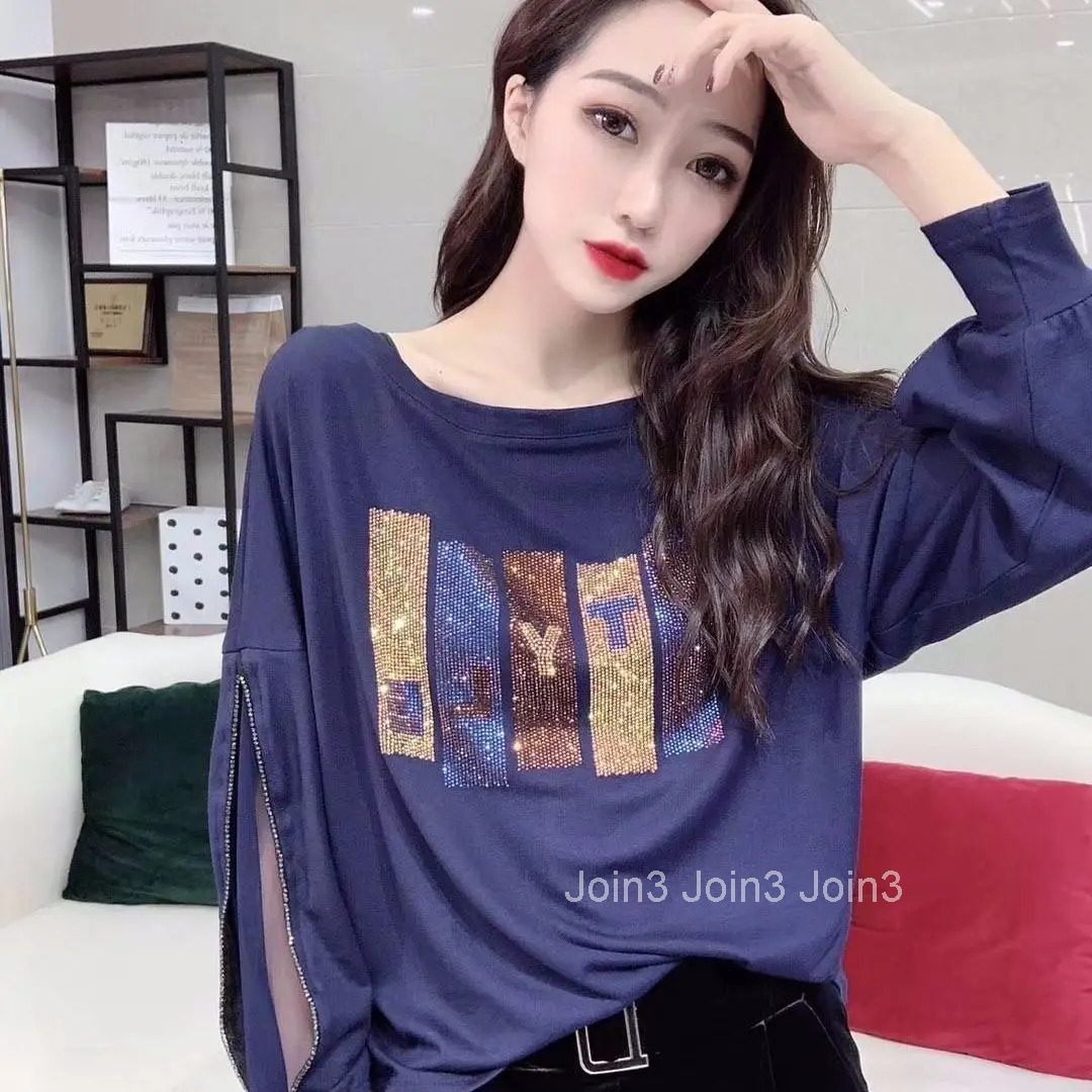 Clothes Graphic Tshirts 2025 Mesh Womens T Shirts with Print Purple Female Tops Tees Sleeves Wholesale Causal New in Aesthetic
