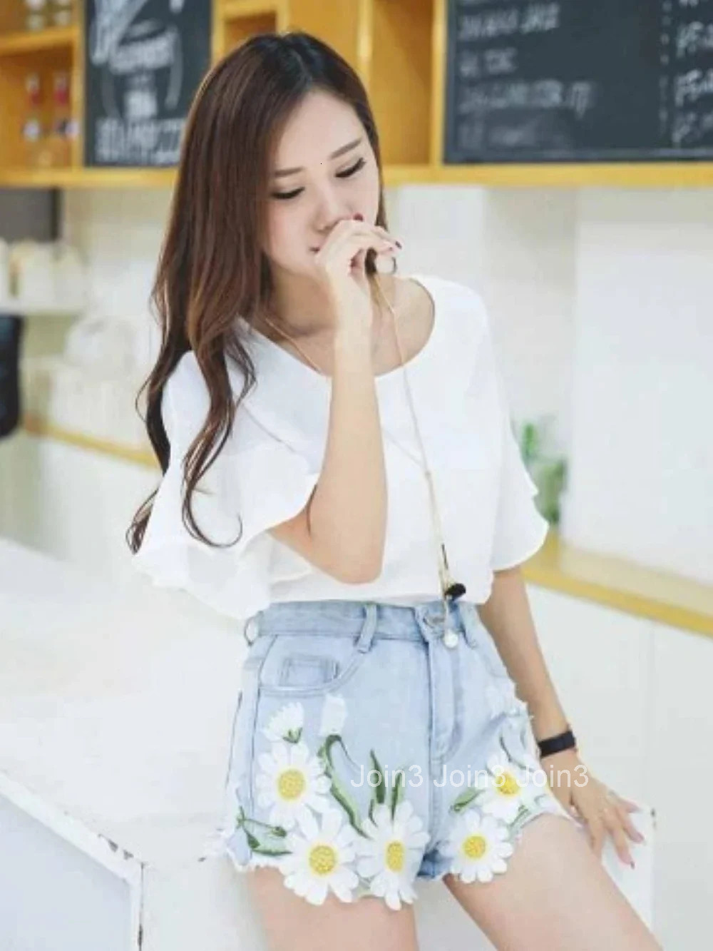 Denim Shorts for Women Embroidery With Waist Pocket Short Jean Pants Woman Outdoor Hot Y2k Harajuku Jorts Fashion Clothing 2025