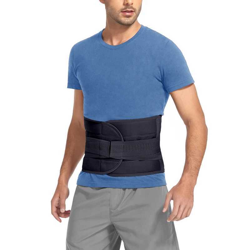 Waist Trimmer for Men Widening Body Shaper Waist Trainer Cinchers Abs Belt Wrap for Stomach and Back Lumbar Support W250616