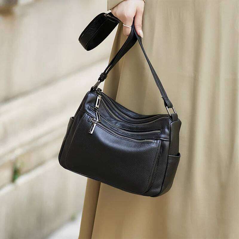 Limited ZOOLER Famous Brand Top Women Genuine Leather Shoulder Messenger Bags Purses Ladies New Cross Body Bag Cow#Sc1790