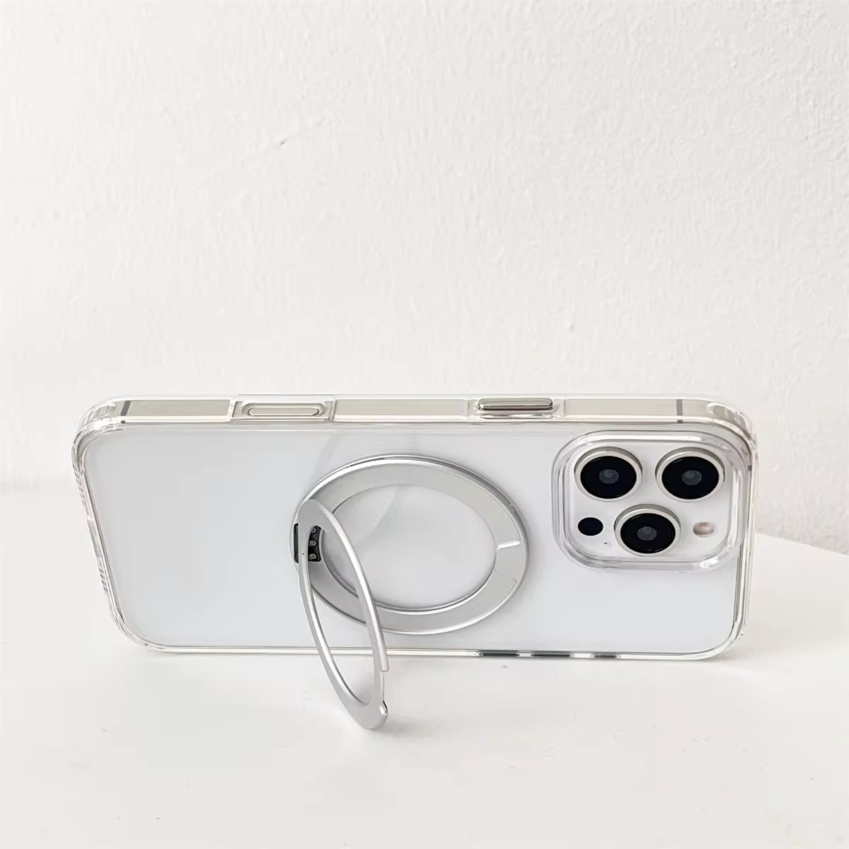Durable Protective Shell with Integrated Adjustable Kickstand for Mobile Devices
