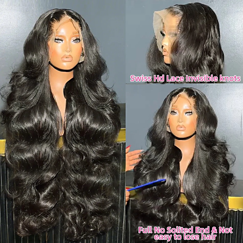 36 40 Inch Hd Lace Frontal Wig Human Hair 13x4 Body Wave Human Hair Wigs For Women Pre Plucked Lace Front Human Hair Wig Synthetic Wig