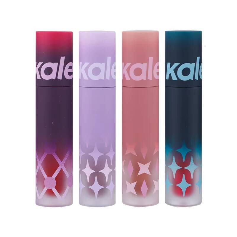 Kaleidos Lipstick Cream Matte Velvet Nude Colours Mud Waterproof Gloss Long Lasting Lip Stain happy