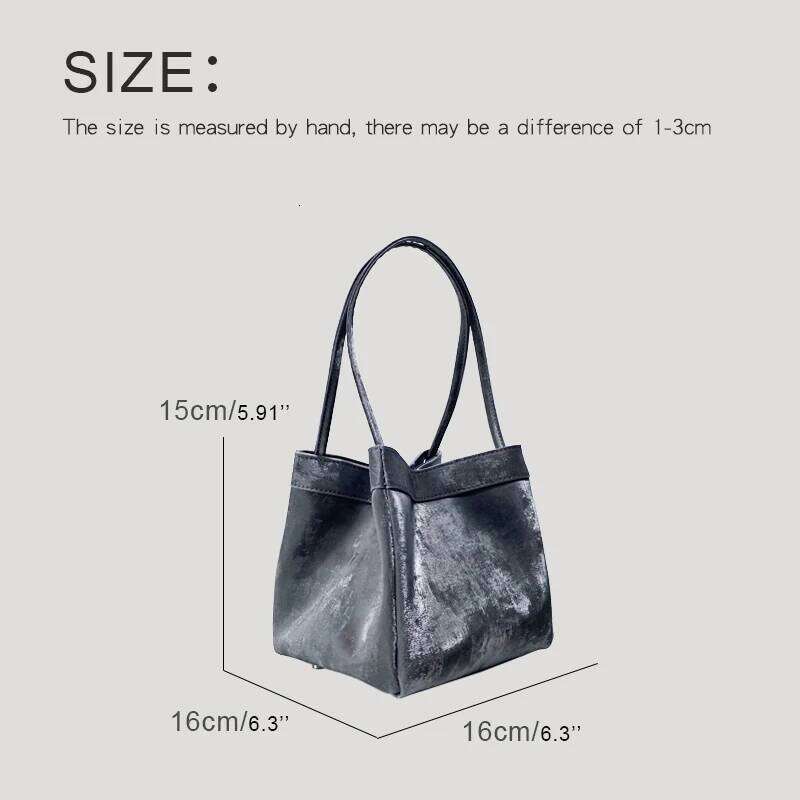 Women's Bags Designer Custom Name Initials Genuine Leather Mini Bucket Bags For Women Designer Handbag And Purses New In Underarm Shoulder