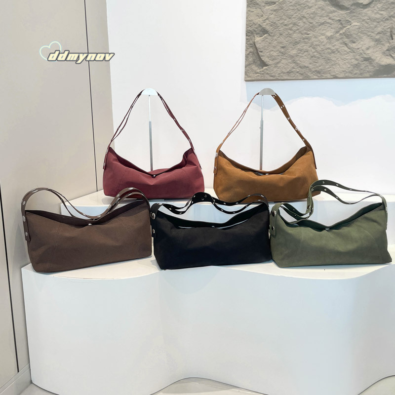 Large Capacity Soft Leather Matte Texture Underarm for Women Summer Fashion Casual Versatile Commuter Shoulder Tote Bag ddmynov ddmynov