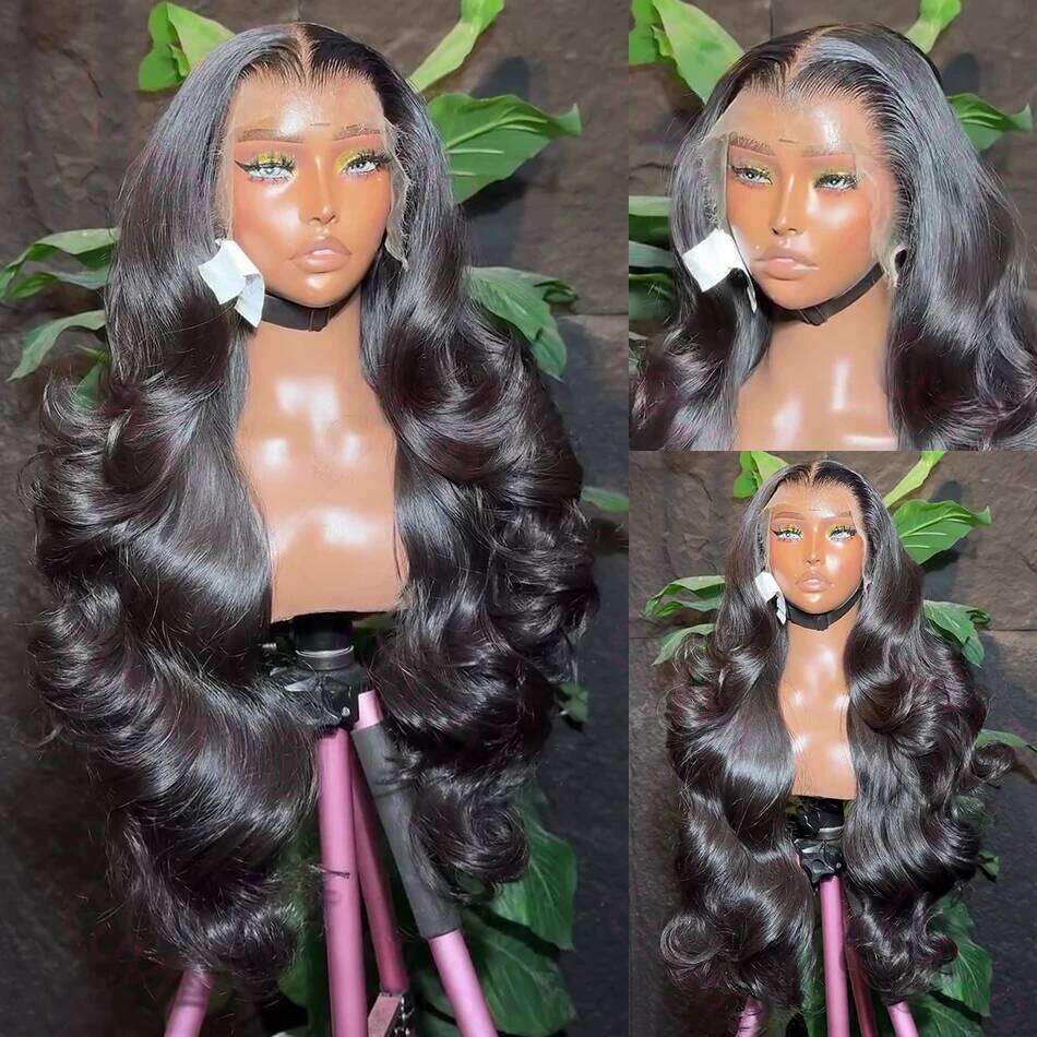 Brazilian 13x4 With Bundle Body Wave Front Wigs 13x6 HD Lace Frontal Glueless Wig Human Hair